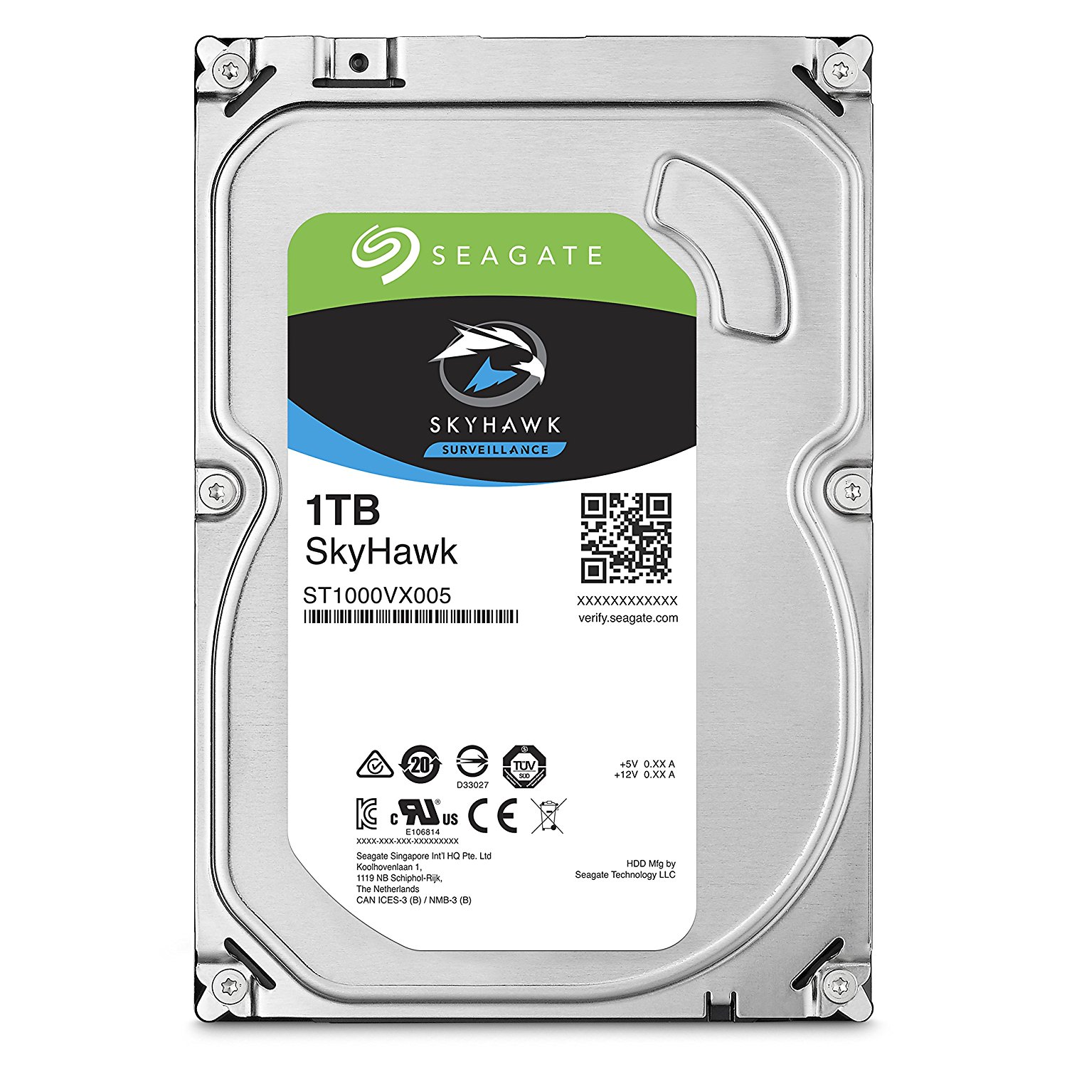 Hard Disk 1TB Seagate SkyHawk for Surveillance CCTV DVR & NVR Hard Disk 1TB Seagate SkyHawk for Surveillance CCTV DVR & NVR