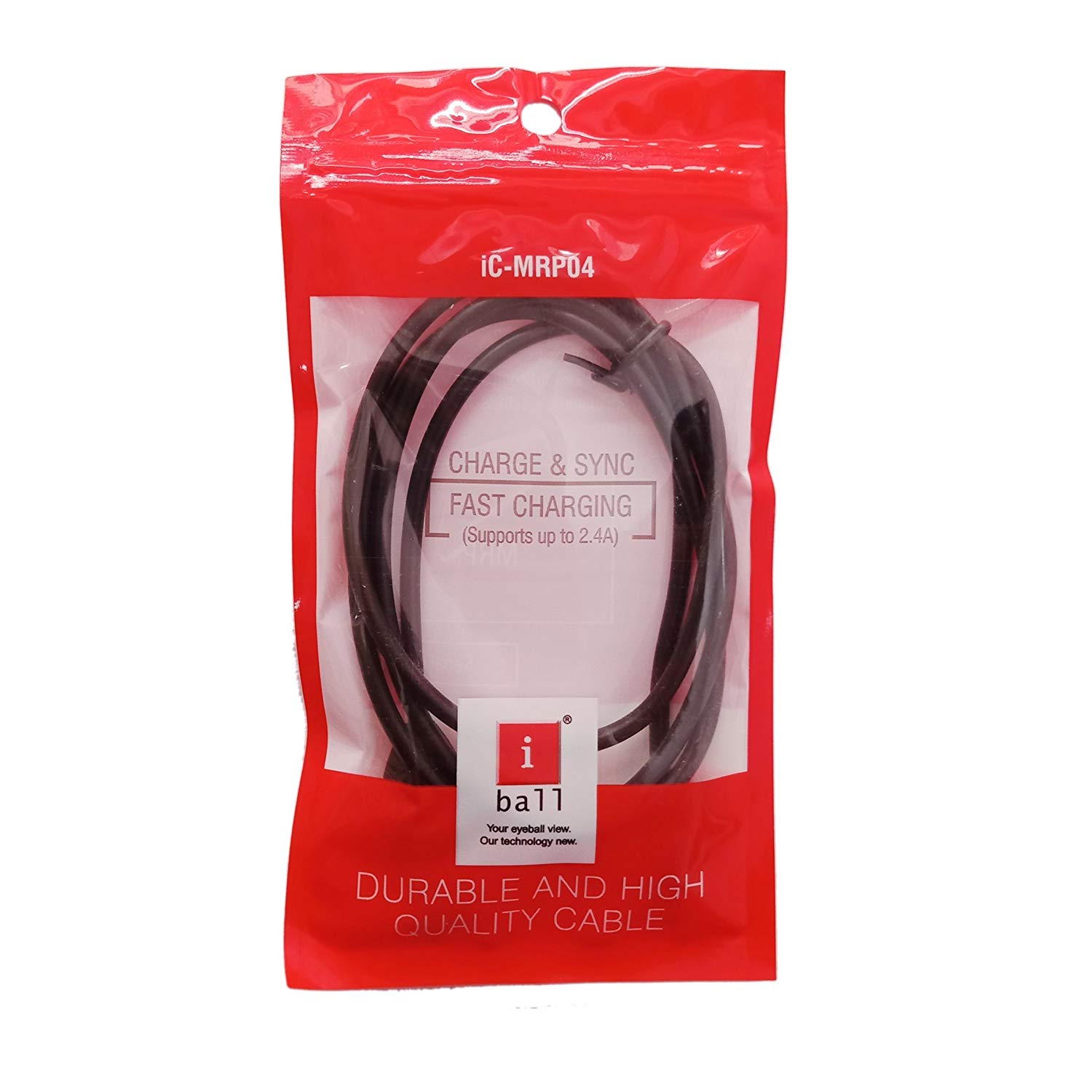 iBall iC-MRP04 Micro USB Fast Charging Data Cable (Supports upto 2.4A) iBall iC-MRP04 Micro USB Fast Charging Data Cable (Supports upto 2.4A)