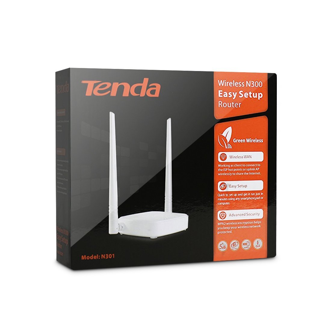 Tenda N301 Wireless N Router (White) Tenda N301 Wireless N Router (White)