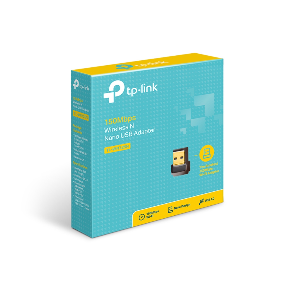 TP-Link 150Mbps Wireless N Nano USB Adapter TL-WN725N TP-Link 150Mbps Wireless N Nano USB Adapter TL-WN725N
